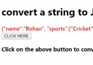 จะแปลงสตริงเป็นวัตถุ JavaScript ได้อย่างไร 