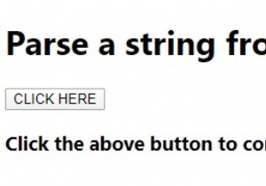 จะแยกวิเคราะห์สตริงจากอาร์เรย์ JavaScript ได้อย่างไร 