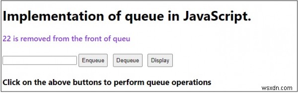 การใช้งานคิวใน JavaScript 