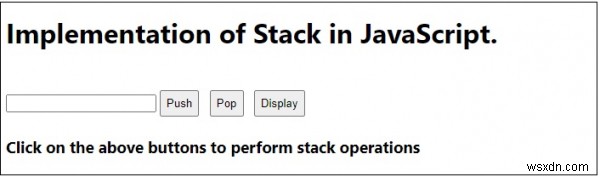 การนำ Stack ไปใช้งานใน JavaScript 
