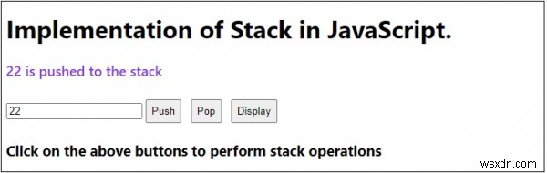 การนำ Stack ไปใช้งานใน JavaScript 