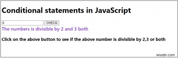 คำสั่งเงื่อนไขใน JavaScript 