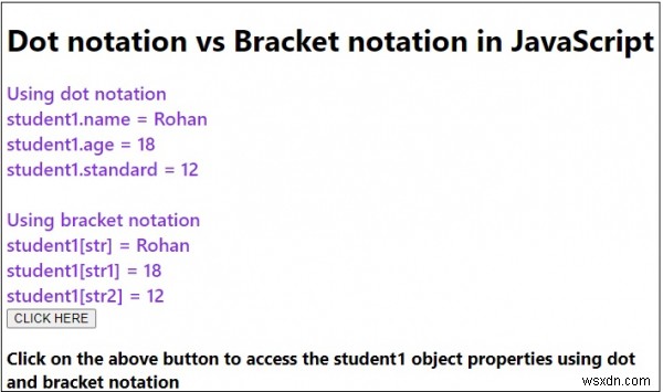 สัญกรณ์จุดเทียบกับสัญกรณ์วงเล็บใน JavaScript 