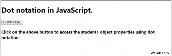 เครื่องหมายจุดใน JavaScript 