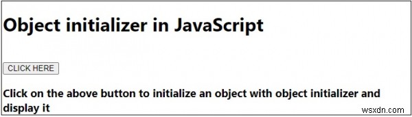 ตัวเริ่มต้นวัตถุใน JavaScript 