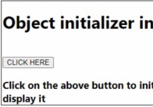 ตัวเริ่มต้นวัตถุใน JavaScript 