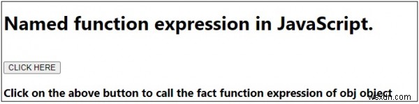 นิพจน์ฟังก์ชันที่มีชื่อใน JavaScript 