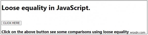 ความเท่าเทียมกันหลวมใน JavaScript 