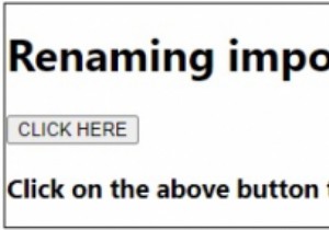 การเปลี่ยนชื่อการนำเข้าและส่งออกใน JavaScript 