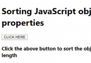 การเรียงลำดับวัตถุ JavaScript ตามความยาวของคุณสมบัติอาร์เรย์ 