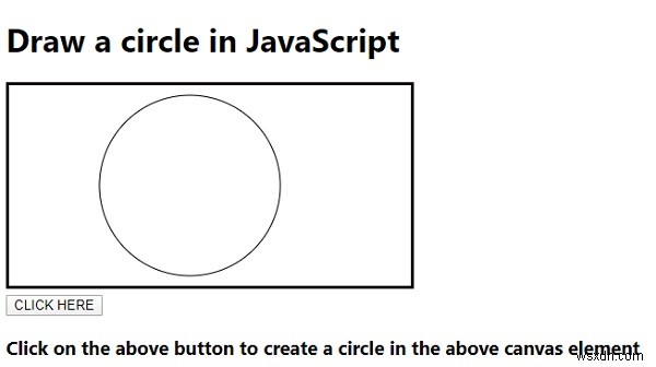 จะวาดวงกลมใน JavaScript ได้อย่างไร? 