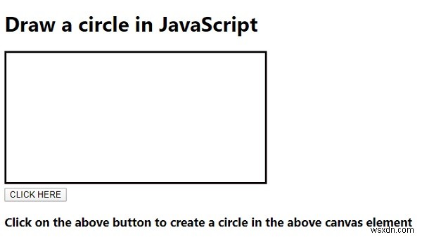 จะวาดวงกลมใน JavaScript ได้อย่างไร? 