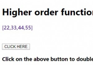 อธิบายฟังก์ชันลำดับที่สูงขึ้นใน JavaScript 