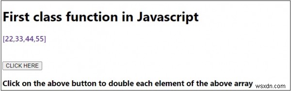 ฟังก์ชันระดับเฟิร์สคลาสใน JavaScript 