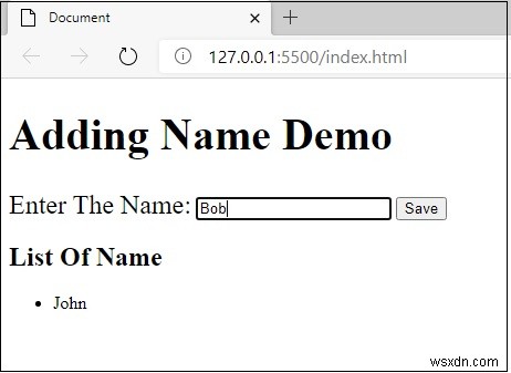 ฉันจะเพิ่มบรรทัดใหม่ใน Unordered List (UL) จาก JavaScript ได้อย่างไร 