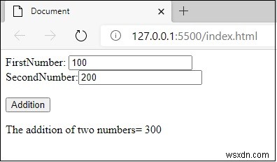 JavaScript (+) ลงนามต่อกันแทนที่จะให้ผลรวม? 