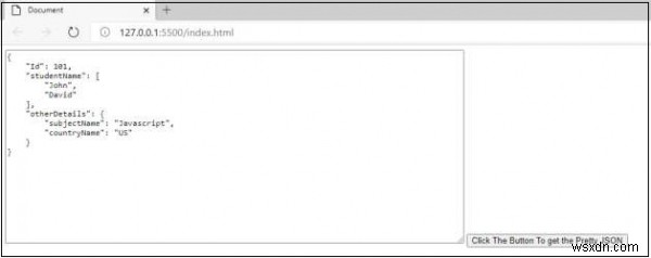 ปรับข้อมูล JSON ในอินพุต textarea ใน JavaScript หรือไม่ 