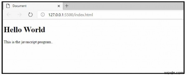 จะรับ HTML เอกสารทั้งหมดเป็นสตริงใน JavaScript ได้อย่างไร 