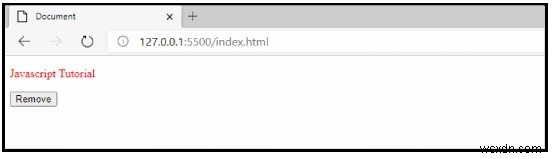 ล้าง element.classList ใน JavaScript หรือไม่ 