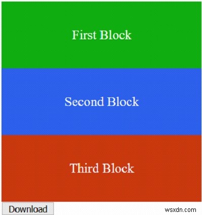 วิธีถ่ายภาพหน้าจอของ div ด้วย JavaScript 