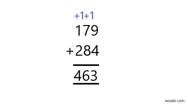 จำนวนการดำเนินการที่จำเป็นในขณะที่เพิ่มตัวเลขสองตัวใน JavaScript 
