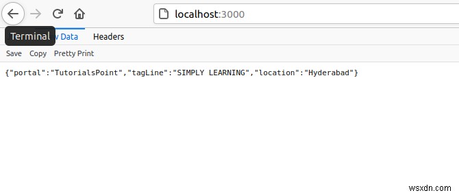 send(), sendStatus() และเมธอด json() ใน Node.js 