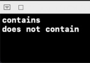 ตรวจสอบว่าสตริงมีสตริงอื่นใน Swift . หรือไม่ 