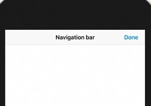 การเพิ่มแถบนำทางโดยทางโปรแกรม iOS โดยใช้ Swift 