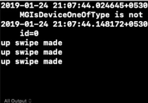 จะตรวจจับการปัดในแนวตั้งบน ScrollView โดยใช้ Swift ได้อย่างไร 