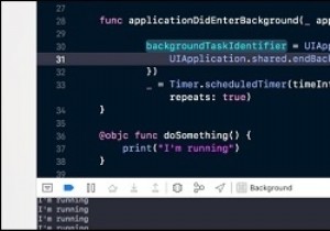วิธีเรียกใช้ตัวจับเวลาในพื้นหลังในแอป iOS ของคุณ 