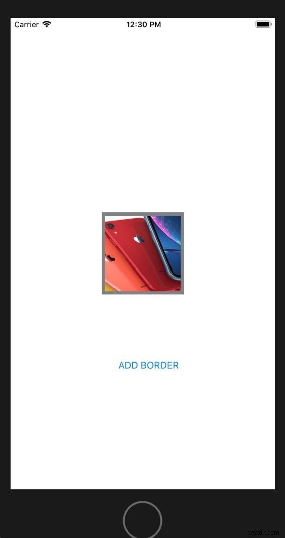 ตั้งค่าเส้นขอบสำหรับ ImageView ใน iOS หรือไม่ 