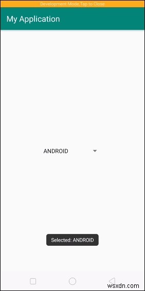 ฉันจะเพิ่มรายการไปยังสปินเนอร์ใน Android ได้อย่างไร 