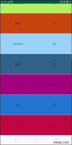 จะตั้งค่าพื้นหลังแบบสุ่มสำหรับ Recyclerview ใน Android ได้อย่างไร? 