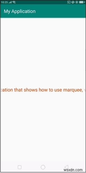 จะสร้างข้อความ Marquee ใน Android ได้อย่างไร? 