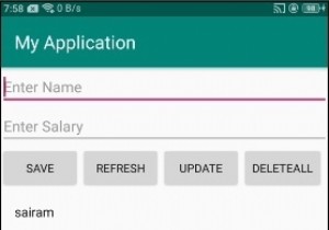 วิธีใช้ IS NOT NULL ใน Android sqlite 