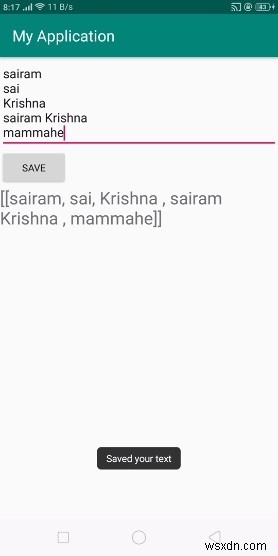 จะเก็บรายการในไฟล์ txt และอ่านรายการจากไฟล์ txt ใน Android ได้อย่างไร? 