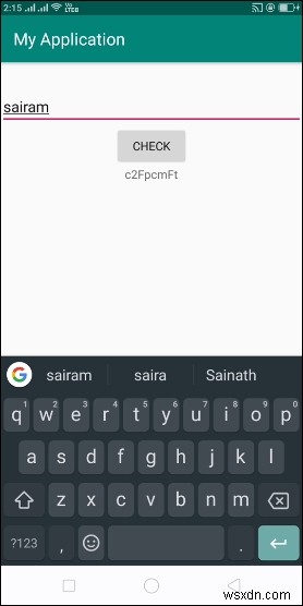 จะเข้ารหัสสตริงใน Android ได้อย่างไร? 