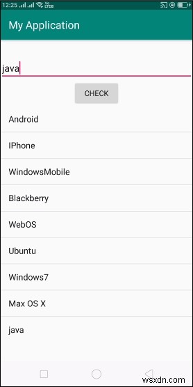 จะตรวจสอบการมีอยู่ขององค์ประกอบใน android listview ได้อย่างไร? 