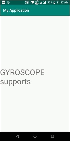 วิธีตรวจสอบมือถือ Android รองรับเซ็นเซอร์ GYROSCOPE 