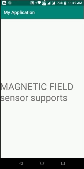 วิธีตรวจสอบมือถือ Android รองรับเซ็นเซอร์ MAGNETIC FIELD 