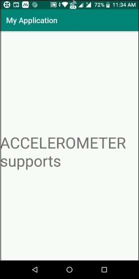 วิธีตรวจสอบมือถือ Android รองรับเซ็นเซอร์ ACCELEROMETER 