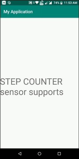 วิธีตรวจสอบมือถือ Android รองรับเซ็นเซอร์ STEP COUNTER 