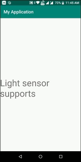 วิธีตรวจสอบมือถือ Android รองรับเซ็นเซอร์ LIGHT 