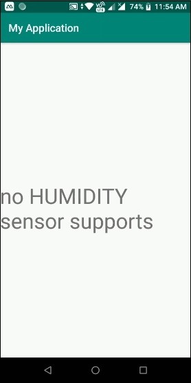 วิธีตรวจสอบมือถือ Android รองรับเซ็นเซอร์ HUMIDITY 