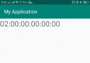จะรับที่อยู่ Wi-Fi mac ปัจจุบันใน Android ได้อย่างไร 