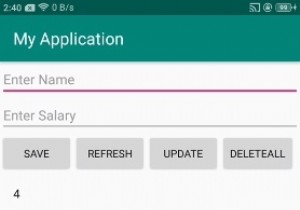 จะใช้ COUNT () ใน Android sqlite ได้อย่างไร 