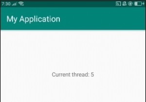 วิธีรับลำดับความสำคัญของเธรดปัจจุบันใน Android 
