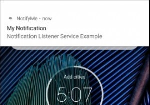 จะเริ่มต้นกิจกรรม Android ได้อย่างไรเมื่อใช้คลิกที่การแจ้งเตือน 