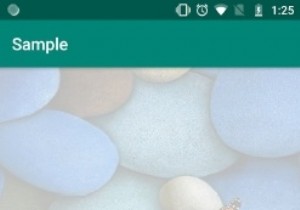 วิธีทำให้พื้นหลังโปร่งใส 25% บน Android 