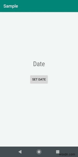 วิธีตั้งค่าวันที่ในกล่องโต้ตอบ datepicker ใน Android 